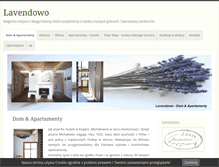 Tablet Screenshot of lavendowo.pl